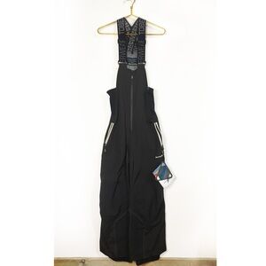 TOBE Outerwear NWT Overalls Nox Bib Jet Black Mens size S Snowmobile